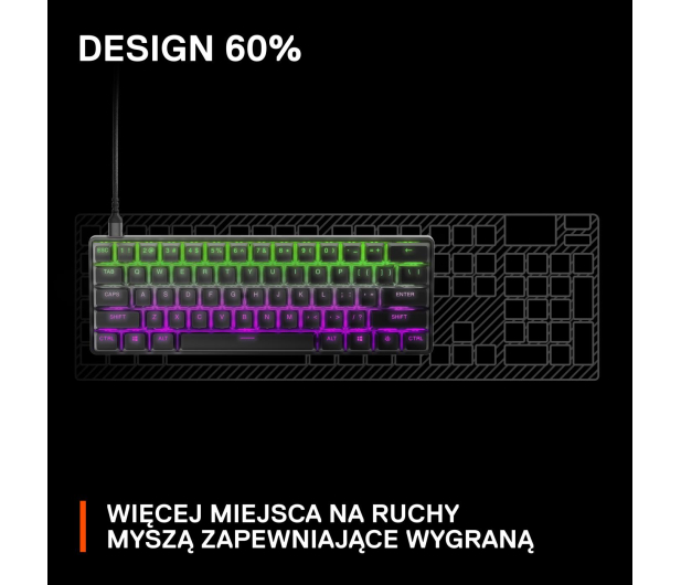 SteelSeries Apex Pro Mini - 1051291 - zdjęcie 7